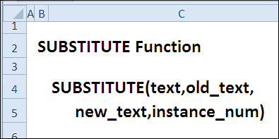 Примеры функции ПОДСТАВИТЬ для замены текста в ячейке Excel | ABCD статьи  по EXCEL