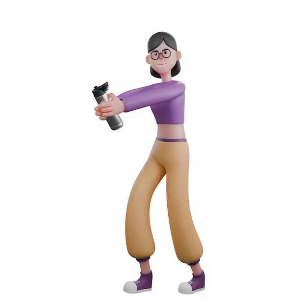 Риггинг и позирование персонажа в Blender