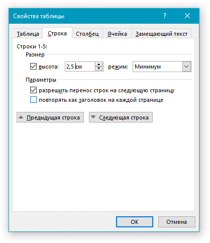 Приемы работы в Word